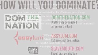 Violet October in BDSM endurance pleasure