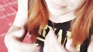 The student agreed to come to my house! And take my cock in your mouth for money!