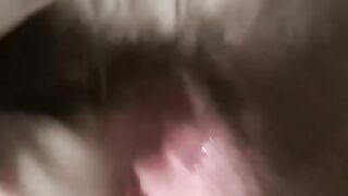 Dripping wet pussy with fingering