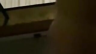 Sexo real en el balcón