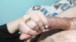 My Sensual Hand To Make Him Cum