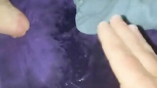 Huge piss puddles in bed