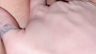 Milking the squirt from my pussy