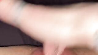 Milking the squirt from my pussy