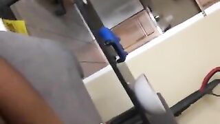 Slim Pretty Feet Sideways