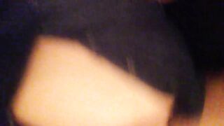 Big Ebony BBW Showing Off Fat Pussy Lips