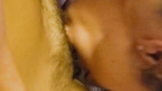 Latin Girl Deepthroat like a PRO. come in Throat. RAW