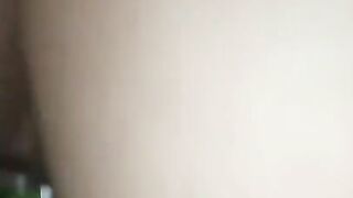 Fucking hot wife's big ass plugged and double penetration