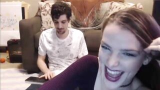 watch porn and bate with friends gf