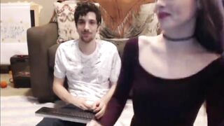 watch porn and bate with friends gf