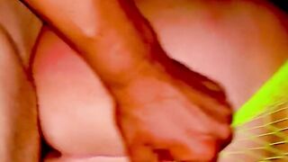 Rave slut cheating wife in fishnets