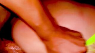 Rave slut cheating wife in fishnets