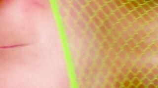 Rave slut cheating wife in fishnets