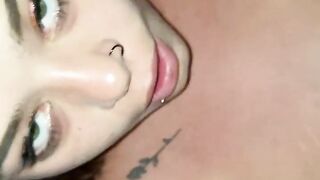 Emo teen takes daddy’s cock