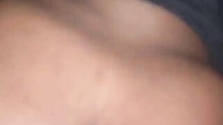 Pounding his pussy from the back