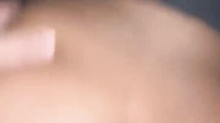 Pounding his pussy from the back