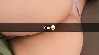 My Cheating Girlfriend fucks Anal for Guy on Snapchat