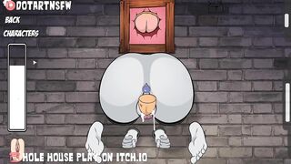 Jinx Teen Titans Big Ass In Glory Hole And Riding Cowgirl POV - Hole House