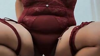 Horny slut in another lingerie!