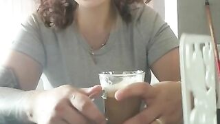 Step mom coffee, breakfast, fuck and blowjob