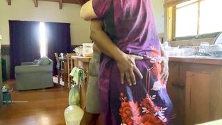 Romantic Indian Couple have Loud Soft Sex - Loud Kiss, Pussy Fingering, Butt Squeeze and Ass Spank