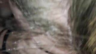 He loves when I deep throat his cock