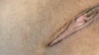 I put my cock on her and she moaned with pleasure