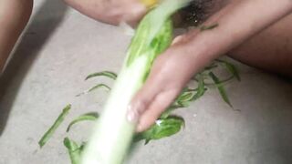 Whole CUCUMBER in My DARK pussy . Taking A Huge Cucumber in my pussy . Fucking with cucumber . Painful sex video.
