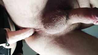 Female dominance. BDSM. A girl fucks a man