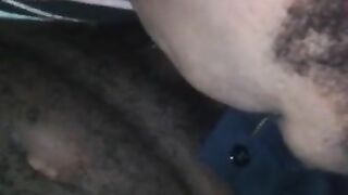 Going wild sucking his dick!!