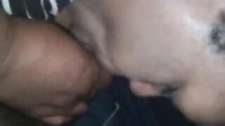 Going wild sucking his dick!!