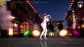 Sexy MILF With Huge Tits And Ass In Mask Dancing (3D HENTAI)