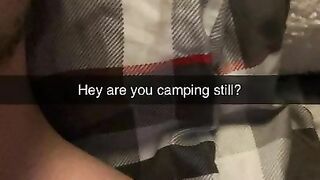Turkish Teen cheats with Guy during Camping Snapchat