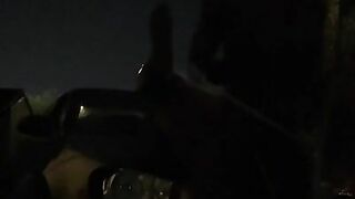 fucking on hood of car almost caught