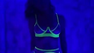 Hot Strip Dance from Passionate Redhead Girl