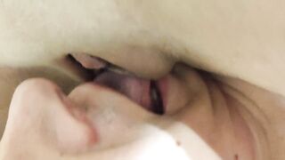 I sat with my pussy on the face of my friend's husband. Sweet licking