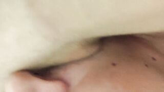 I sat with my pussy on the face of my friend's husband. Sweet licking