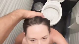 Amateur sex wife cheats on her husband in a night club with his best friend