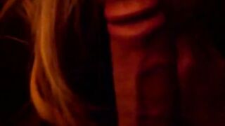 Girlfriends learning to swallow cum