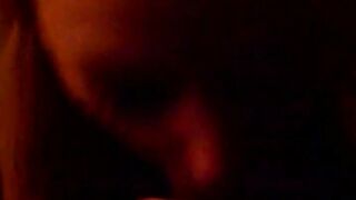 Girlfriends learning to swallow cum