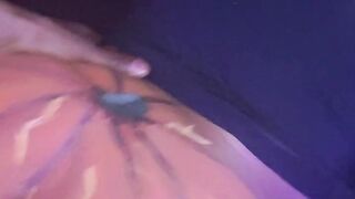 I painted Some ass like a pumpkin then smashed it