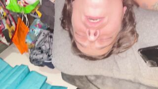 Sloppily eating my wife’s pussy