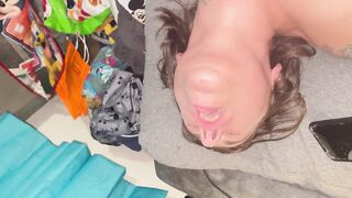 Sloppily eating my wife’s pussy