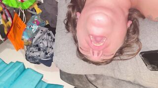 Sloppily eating my wife’s pussy