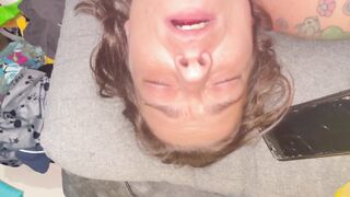 Sloppily eating my wife’s pussy