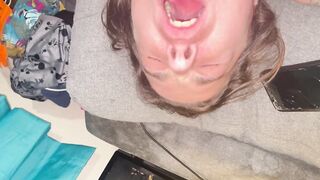 Sloppily eating my wife’s pussy