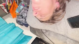 Sloppily eating my wife’s pussy