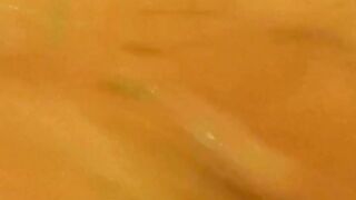 Twerking with nice water scene hot sexy Latina