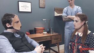 Throat fucked sub hottie Alisha Adams