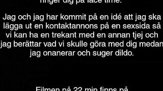 Swedish milf threesome (FFM) lesbian fantasy joi